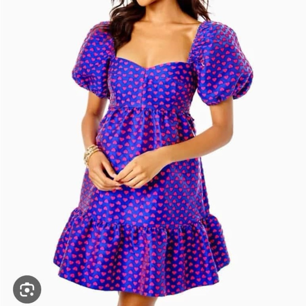 Lilly Pulitzer Nelle Heart Dress NWT